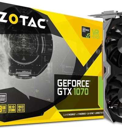 ZOTAC GeForce GTX 1070 Mini 8GB GDDR5 VR Ready Super Compact Gaming Graphics Card